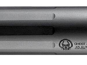 Dead Air GHOST45 Ghost-M  45 Cal-Multi-Caliber 1.375" Black Titanium/17-4 Stainless Steel/7075-T6 Aluminum