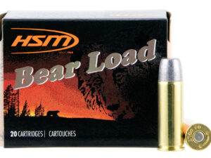 HSM 45C7N20 Bear Load  45 Colt 325 gr Wide Flat Nose 20 Per Box/ 20 Case