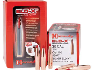 Hornady 2841 ELD-X  7mm .284 175 gr Extremely Low Drag eXpanding 100 Per Box/ 15 Case