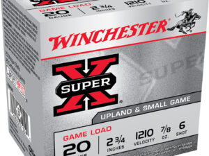 Winchester Ammo XU206 Super X Game Load 20Gauge 2.75" 7/8oz 6Shot 25 Per Box/10 Case