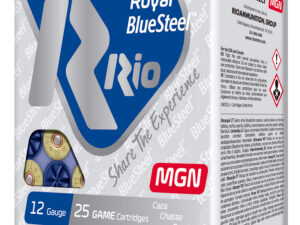 Rio Ammunition RBSM363 Royal BlueSteel Magnum 12Gauge 3" 1 1/4oz 3Shot 25 Per Box/10 Case