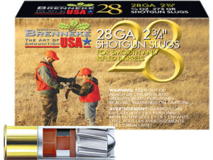 Brenneke SL282BR Brenneke 28  28Gauge 2.75" 5/8oz Slug Shot 5 Per Box/50 Case