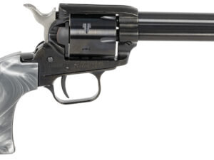 Heritage Mfg RR22B4GPRL Rough Rider  22 LR 6 Shot 4.75" Black Barrel & Cylinder Black Frame, Altamont Gray Pearl Grips
