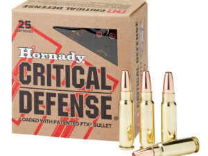 Hornady 90000 Critical Defense  5.7x28mm 40gr Flex Tip eXpanding 25 Per Box/10 Case