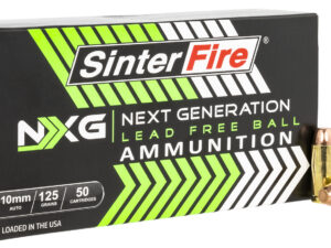 SinterFire Inc SF10125NXG Next Generation (NXG)  10mmAuto 125gr Lead Free Ball 50 Per Box/20 Case