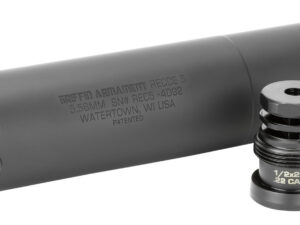 Griffin Armament GAREC5-W Recce 5  22 Cal 1.47"D Black Cerakote Stainless Steel 5.56 Taper Mount