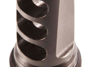 SilencerCo AC591 ASR Muzzle Brake Black Steel with 5/8"-24 tpi Threads for 30 Cal