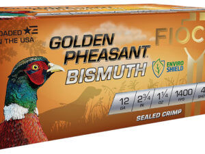 Fiocchi 12GPB4 Golden Pheasant Bismuth 12Gauge 2.75" 1 1/4oz 4Shot 10 Per Box/10 Case