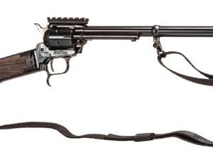 Heritage Mfg BR226B16-PIC Rough Rider Tactical Rancher Full Size 22 LR 6rd 16.12" Black Alloy Steel Barrel, Black Oxide Aluminum Receiver, Black Walnut Fixed Stock, Right Hand