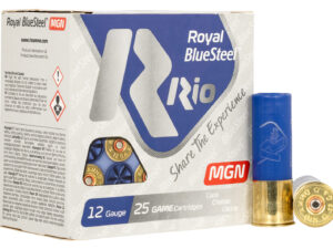 Rio Ammunition RBSM402 Royal BlueSteel Magnum 12Gauge 3" 1 3/8oz 2Shot 25 Per Box/10 Case