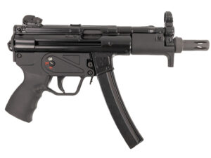 MAC 12750005 5K  9mm Luger 30+1 5.80" Black Phosphate Steel Threaded Barrel, Black Phosphate Optics Ready Receiver/Frame, Black Grip, Ambidextrous