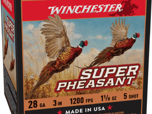 Winchester Ammo X283PH5 Super Pheasant  28Gauge 3" 1 1/8oz 5Shot 25 Per Box/10 Case