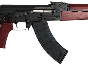 Zastava Arms Usa ZR7762UFSR ZPAPM70  7.62x39mm 30+1 16.30" Black Threaded Barrel, Black 1.5mm Bulged Trunnion Receiver, Serbian Red Wood Handguard, Black Wood Underfolding Stock, Serbian Red Wood Grip