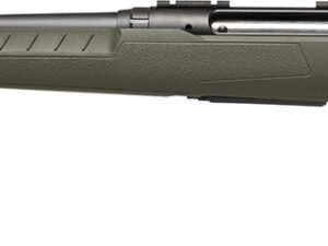Savage Arms 32076 Axis 2  308 Win 4+1 22" Matte Black Sporter Barrel, Matte Black Drilled & Tapped Steel Receiver, Fixed Green Synthetic Stock, Left Hand