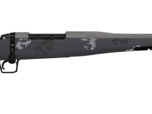 Fierce Firearms TWROG300PRC22GP Twisted Rogue Mini 300 PRC 22" Tungsten Cerakote Steel Threaded Barrel, Drilled & Tapped Steel Receiver, LR Negative Comb Phantom Camo Carbon Fiber Stock