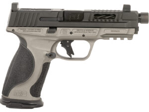 Ed Brown MPFMATCH Fueled M&P Match 9mm Luger 19+1 4.75" Black Nitride Match Grade Threaded Barrel, Black Nitride Optic Cut/Ported/Serrated Stainless Steel Slide