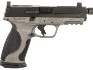 Ed Brown MPFTACT Fueled M&P Tactical 9mm Luger 19+1 4.75" Black Nitride Match Grade Threaded Barrel, Black Nitride Optic Cut/Serrated Stainless Steel Slide