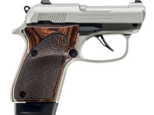 Beretta USA J30X32R8IN 30X Just In Case Micro-Compact Frame 32 ACP 8+1 2.90" Inox Carbon Steel Barrel & Serrated Slide, Inox Aluminum Frame, Helica Textured Wood Grip