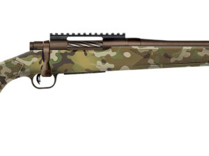 Mossberg 28276 Patriot  Compact 308 Win 5+1 18" Patriot Brown Cerakote Threaded Bull Barrel, Patriot Brown Cerakote Steel Receiver w/Picatinny Rail, MultiCam Fixed Synthetic Stock
