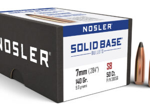 Nosler 38056 Solid Base  7mm 140gr Soft Point 50CT