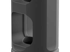 Breek Arms BRK4311 Breek LOK 3QD Gemini Dual-Port Black Nitride Steel 5/8"x24 Threads 30 Cal