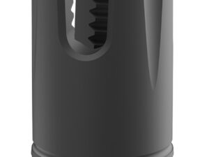 Breek Arms BRK4318 Scorch 3-Prong Flash Hider Black Nitride Steel 1/2"x28 Threads 9mmLuger Compatible w/ Breek-LOK 3QD