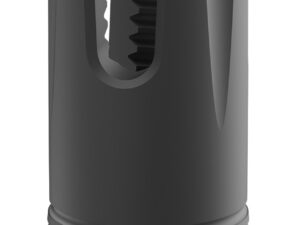 Breek Arms BRK4319 Scorch 3-Prong Flash Hider Black Nitride Steel 5/8"x24 Threads 9mmLuger Compatible w/ Breek-LOK 3QD