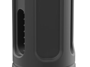 Breek Arms BRK4320 Sentinel Caged Flash Hider Black Nitride Steel 1/2"x28 Threads 223 Cal/5.56mm Compatible w/ Breek-LOK 3QD