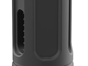 Breek Arms BRK4321 Sentinel Caged Flash Hider Black Nitride Steel 5/8"x24 Threads 30 Cal Compatible w/ Breek-LOK 3QD