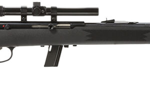 Savage Arms 40000 64 FXP Full Size 22 LR 10+1 21" Matte Black Sporter Barrel, Matte Black Grooved Carbon Steel Receiver, Matte Black Fixed Synthetic Stock, 4x15mm Scope, Right Hand