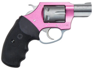 Charter Arms 52230 Pathfinder Lite Pink Lady Small 22 LR, 8 Shot 2" Matte Stainless Steel Barrel & Cylinder, Pink Aluminum Frame w/Black Finger Grooved Rubber Grip, Exposed Hammer