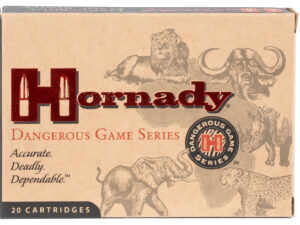 Hornady 8242 Dangerous Game  450-400NitroExpress 400gr Dangerous Game Solid 20 Per Box/6 Case