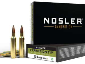 Nosler 40140 E-Tip Lead Free 22Nosler 55gr E Tip Lead Free 20 Per Box/10 Case