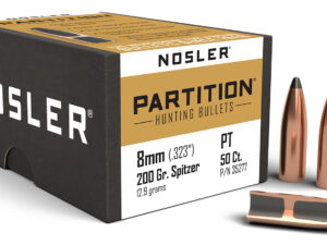Nosler 35277 Partition  8mm 200gr Partition Spitzer 50/Box