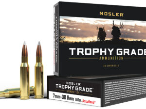 Nosler 60042 Trophy Grade  7mm-08Rem 140gr Nosler AccuBond 20 Per Box/10 Case
