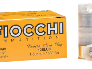 Fiocchi 12FSLUG Aero Extrema 12Gauge 2.75" 1oz RifledSlug Shot 10 Per Box/8 Case