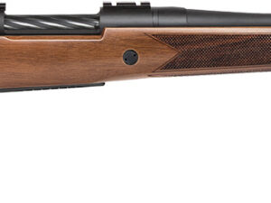 Mossberg 27882 Patriot  Full Size 270 Win 5+1 22" Matte Blued Fluted Barrel, Drilled & Tapped Matte Blued Stainless Steel Receiver, Walnut Fixed Stock, Right Hand