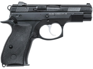 CZ-USA 91194 75 D PCR Compact Frame 9mm Luger 14+1 3.75" Black Steel Barrel, Black Steel Serrated Slide, Black Polycoat Aluminum Frame w/Beavertail, Black Rubber Grip, Right Hand