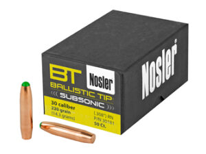 NOSLER 30 CAL 220GR 50CT