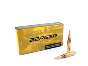 Berger Target Rigfle Ammunition 6.5 Creedmoor 144 gr LRHT 2830 fps 20/ct