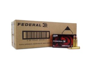 Federal American Eagle Rifle Ammunition .223 Rem 62 gr FMJ 3020 fps 500/ct