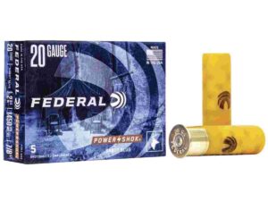 Federal Power-Shok Sabot Slug 20 ga 2 3/4" MAX 7/8 oz Slug 1450 fps - 5/box