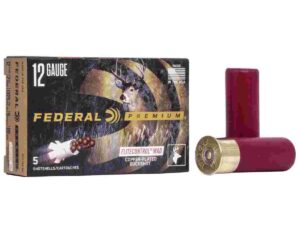 Federal Premium Vital-Shok Shotshells 12 ga 2-3/4" 9 plts 1325 fps #00 5/ct