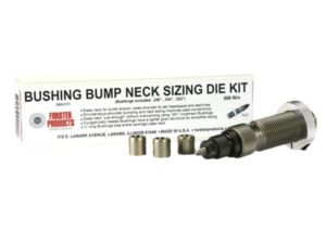 Forster Bushing Bump Neck Sizing Die Kit 6.5 PRC with 3 Neck Bushings