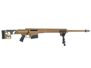 Barrett MK 22 Deployment Kit Rifle 338 Norma/300 Norma/308 Win 10rd Magazines (5) 27" Fluted Barrel Coyote Brown with Leupold Contract Optic
