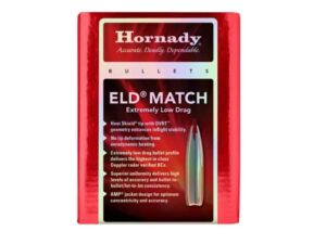 Hornady ELD Match Rifle Bullets SEQUENTIAL 6mm .243" 109 gr (1-8") 500/ct
