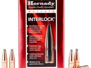 Hornady InterLock Bullets .30 cal .308" 150 gr RN 100/ct