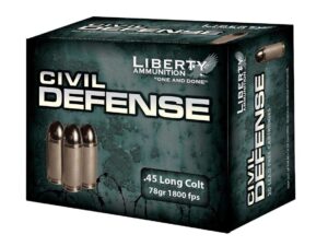 Liberty Civil Defense Handgun Ammunition .45 Colt 78 gr SCHP 1800 fps 20/ct