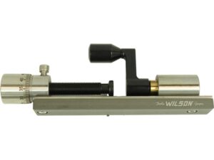 Wilson Stainless Case Trimmer Kit with Micro-Adjust Stop .50 Cal wtih 50 BMG Case Holder Stand and Clamp TiN Cutter
