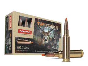 Norma TipStrike Rifle Ammunition 6.5 Creedmoor 140gr PT 2625 fps 20/ct